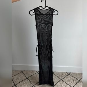 See Through Mesh Cover Up